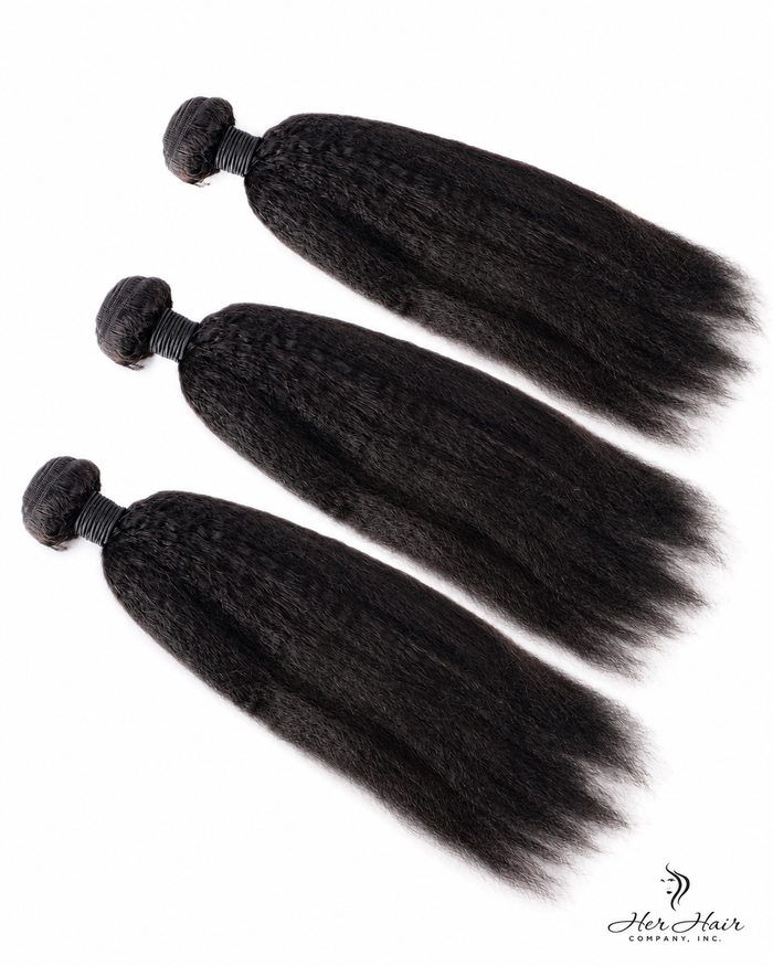 Brazilian Kinky Straight Hair 3 Bundle Deal