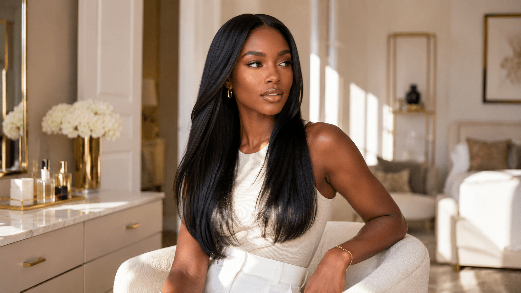 Best Hair for a Silk Press Look in 2026: Kinky Straight vs. Straight Hair - Her Hair Company
