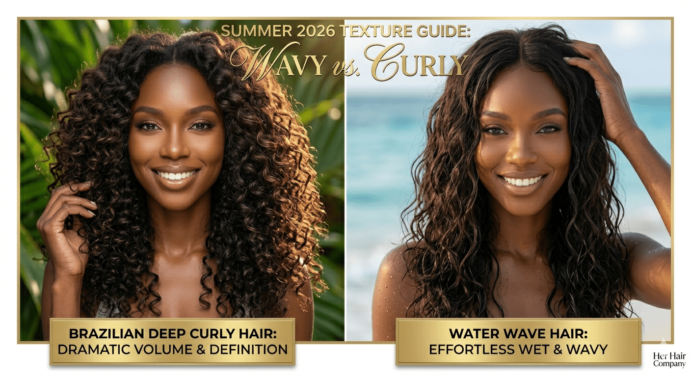 Sizzle All Summer: The Ultimate Guide to the Best Wavy and Curly Hair Extensions for 2026 - Her Hair Company