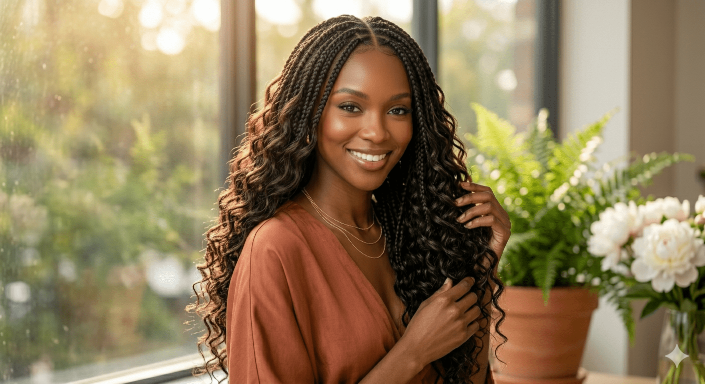 The Boho Braids Trend: Why 100% Human Bulk Hair is the Secret to a Flawless Protective Style - Her Hair Company