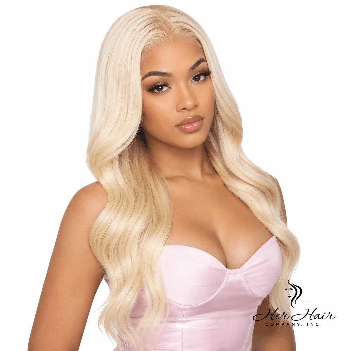 Brazilian 613# 13x4 lace frontal with body wave texture, natural hairline, and transparent lace for seamless scalp appearance.