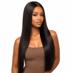 Brazilian straight 2x6 HD lace closure from Her Hair Company, showing natural hair texture and seamless lace front for a realistic look.