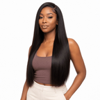 Burmese Raw Straight Hair 4 Bundle Deal from Her Hair Company, showing straight hair bundles arranged together.