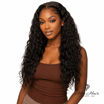 Burmese raw wavy hair bundle from Her Hair Company, natural textured standard bundle for versatile styling.