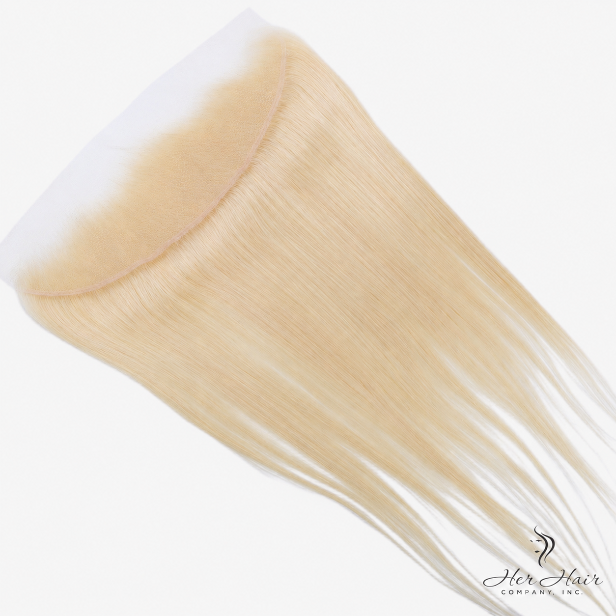Brazilian 613# 13X4 lace frontal closure with straight hair, natural skin tone lace, and seamless hairline for a natural look.