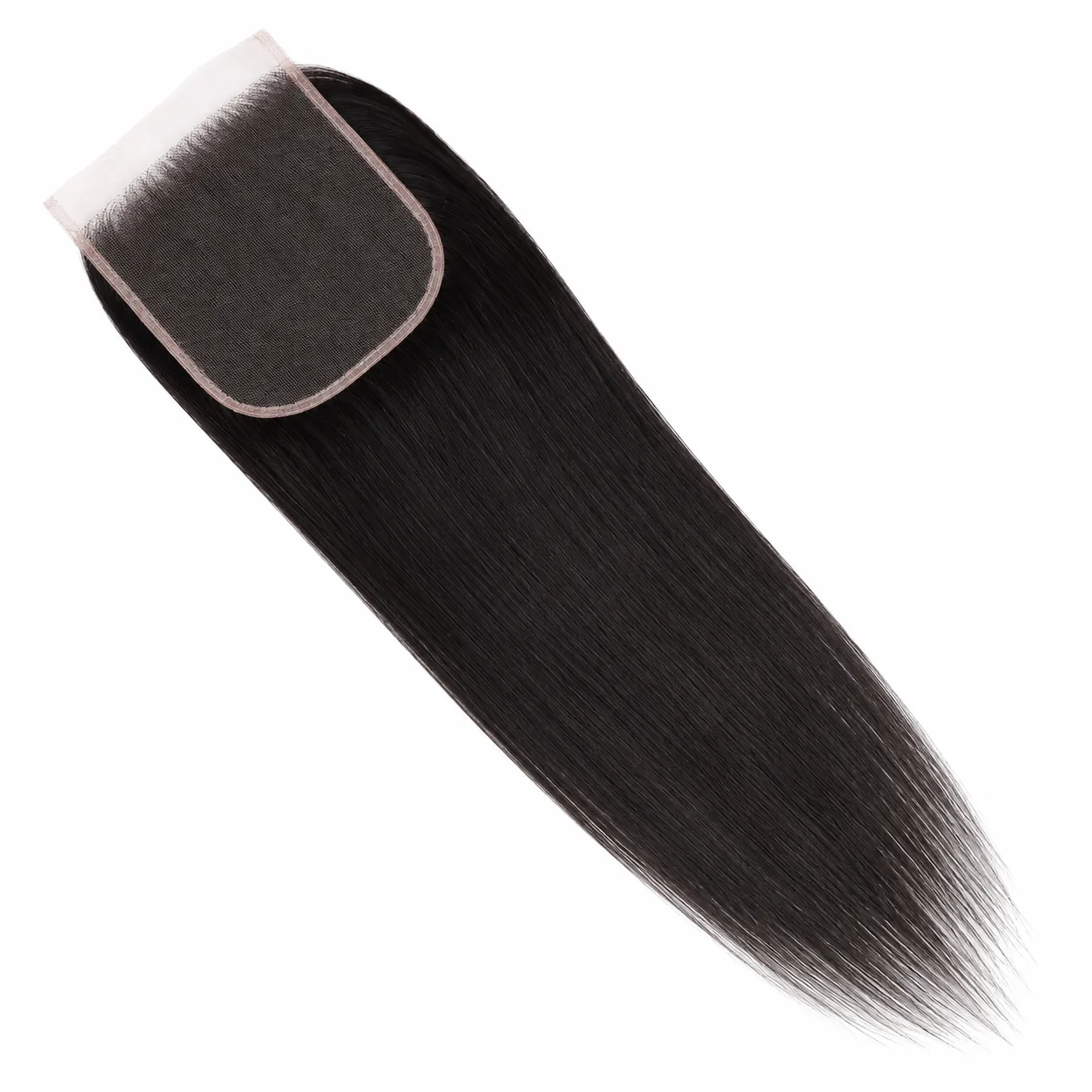 Brazilian straight 6x6 HD lace closure with natural-looking hair, standard frontal style for seamless hairline and versatile styling.
