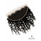 Inside view of Her Hair Company Brazilian Water Wave 13x6 HD lace frontal showcasing the lace detail and hair texture.