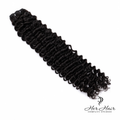 Burmese raw deep curly hair bundle from Her Hair Company, showcasing thick, natural deep curls in a standard bundle.