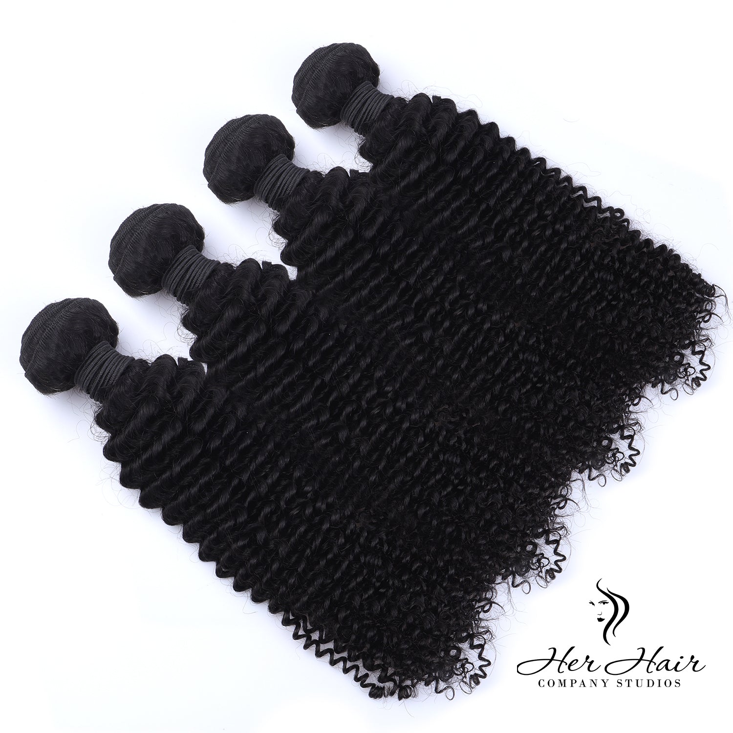 Brazilian Kinky Curly Hair 4 Bundle Deal