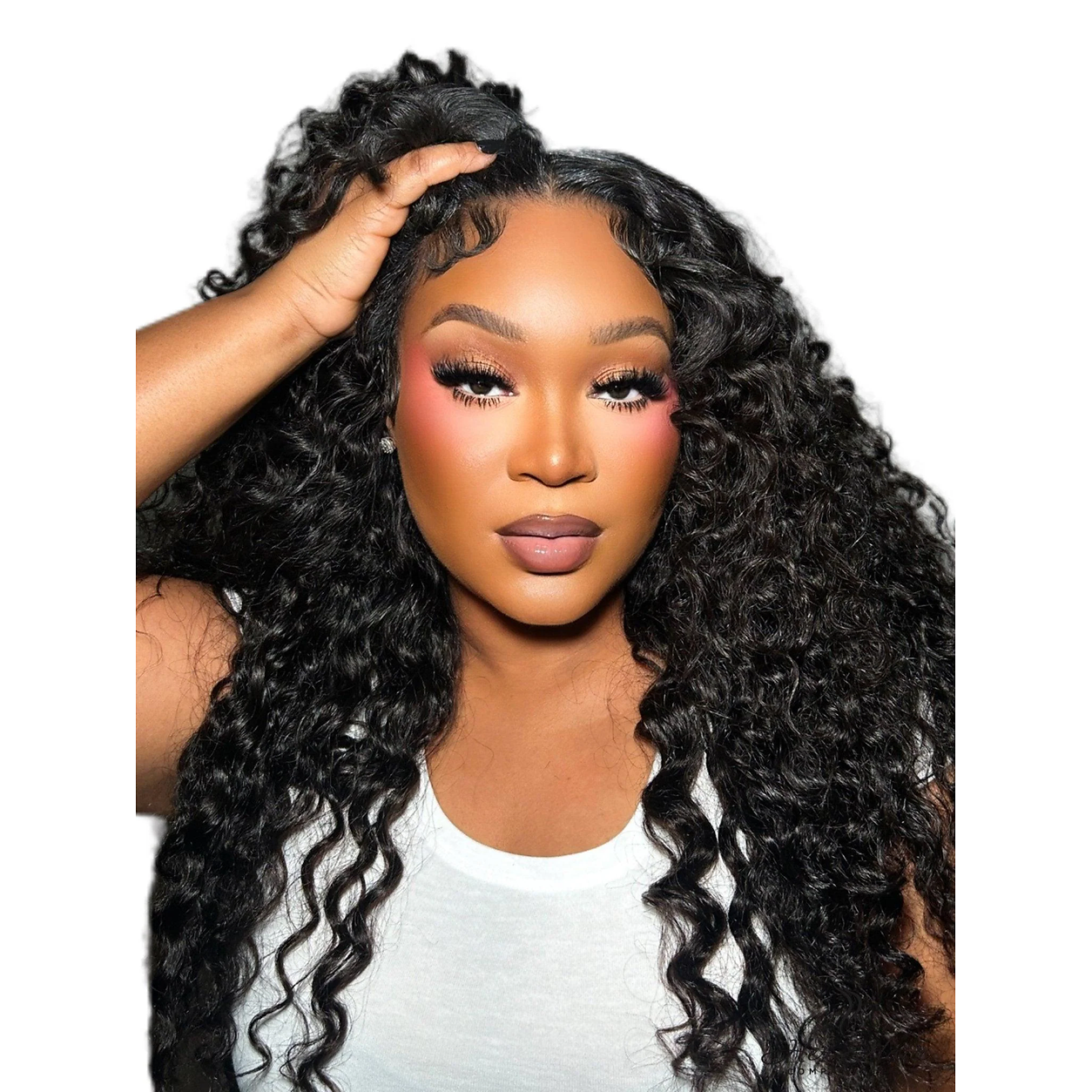 Three bundles of Burmese raw wavy hair in a standard bundle deal, showcasing natural wavy texture and hair thickness.