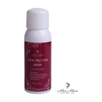 Her Hair Company lace melting spray for hair installation, featuring a spray bottle with a clear nozzle and labeled product design.