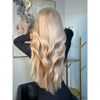 Brazilian 613# hair bundles from vendor-unknown, showing a standard bundle with blonde, straight hair ready for installation.