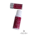 Her Hair Company lace melting spray and wax stick for hair installation, shown in a close-up image.