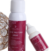 Her Hair Company hair installation kit with hair extension tools and accessories for professional styling.