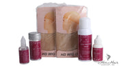 Her Hair Company hair installation kit with tools and accessories for professional hair weave and extension application.
