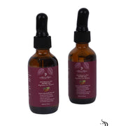Honduran Batana Oil bottle from Her Hair Company, 100% natural and authentic, with a clear label and natural oil appearance.
