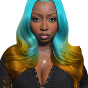 Four bundles of Brazilian 613 virgin blonde hair in a standard bundle deal, displayed in a natural black and white image.