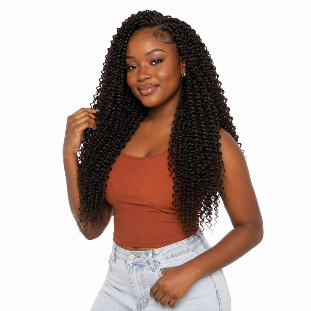 Burmese Spiral Crochet Hair