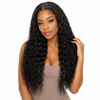 Brazilian Water Wave 5x5 HD lace closure from Her Hair Company, showcasing natural water wave texture and transparent lace detail.