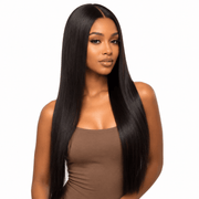 Brazilian straight 2x6 HD lace closure from Her Hair Company, featuring a natural-looking frontal with fine lace details.