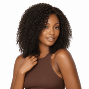 Brazilian kinky curly hair bundle by Her Hair Company, natural textured kinky curly hair for versatile styling.