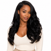 Burmese raw loose deep wave hair bundle from Her Hair Company, showing soft, natural wave texture and full length.