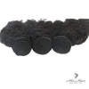 Paquete de 4 mechones de cabello brasileño con ondas profundas 