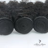 Paquete de 3 mechones de cabello brasileño con ondas profundas 