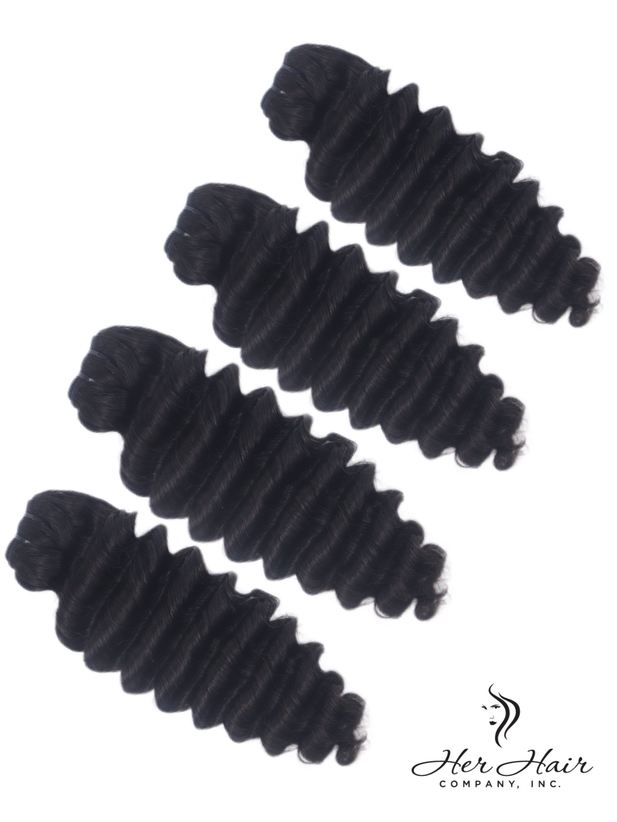 Burmese Raw Deep Wave Hair 4 Bundle Deal