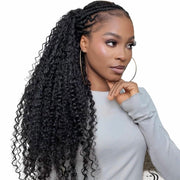 Deep curly bulk hair standard bundle from Her Hair Company with rich, voluminous curls displayed in the image.