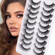 Her Hair Company false eyelashes featuring long, voluminous lash extensions with natural-looking design.