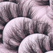 Her Hair Company false eyelashes, natural black lash extensions with thin, wispy design for a full, fluttery look.