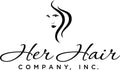 Her Hair Company package with UPS Express Shipping label, showing guaranteed next day delivery service for hair products.