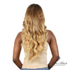 Honey blonde with dark roots regular wig from Her Hair Company, showing the wig's color and natural hairline detail.