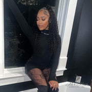 Brazilian Deep Wave Hair bundle by Her Hair Company, 12-inch deep wave bundle shown with soft, natural curls.