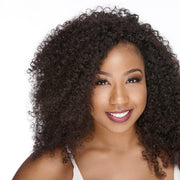 Brazilian Kinky Curly Hair 3 Bundle Deal by Her Hair Company featuring natural, textured curly bundles for versatile styling.
