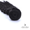 Brazilian deep curly hair bundle from Her Hair Company featuring shiny, voluminous deep curly hair in a standard bundle.