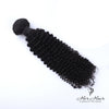 Brazilian kinky curly hair bundle by Her Hair Company, showing thick, textured kinky curly hair for natural styling.