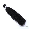 Brazilian wavy hair bundle from Her Hair Company, showing soft, natural waves and thick hair texture in a standard bundle.