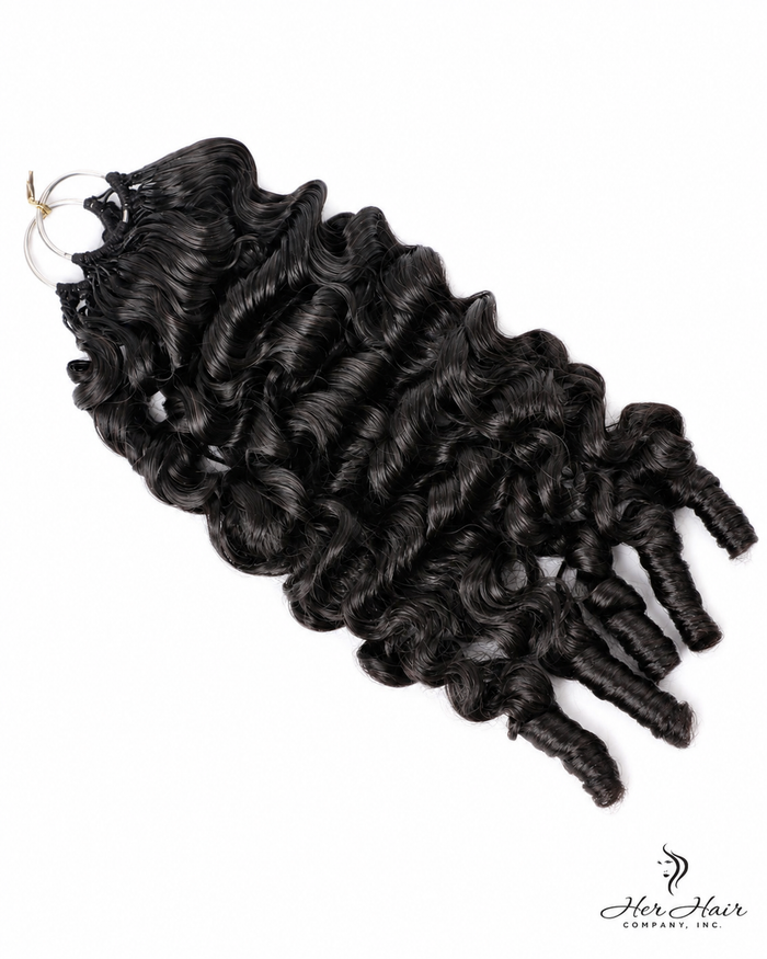 Burmese Spiral Crochet Hair