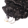 Burmese Spiral Crochet Hair in a standard bundle by Her Hair Company, showcasing virgin, tightly coiled spiral crochet hair.