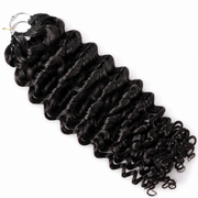 Deep curly crochet hair bundle from Her Hair Company, standard 50g pack with natural, voluminous deep curl texture.