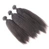 Brazilian kinky straight hair bundle from Her Hair Company, showcasing natural virgin kinky straight hair texture.