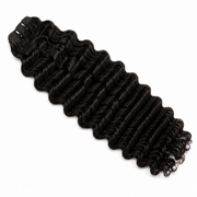 Burmese raw curly hair bundle by Her Hair Company, standard 16-18-20-22 inch bundle for natural curly hairstyle.