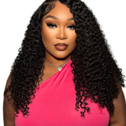 Burmese raw curly hair bundle from Her Hair Company, standard bundle with 16, 18, 20, 22-inch lengths, natural curly texture