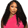 Burmese raw curly hair bundle from Her Hair Company, standard bundle with natural, tightly curled hair texture.