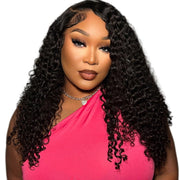 Burmese raw curly hair bundle from Her Hair Company, standard 16-22 inch bundle with natural curly texture.