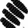 Burmese Raw Deep Wave Hair 4 Bundle Deal by Her Hair Company with bundles in 16, 18, 20, 22 inches, natural wave texture