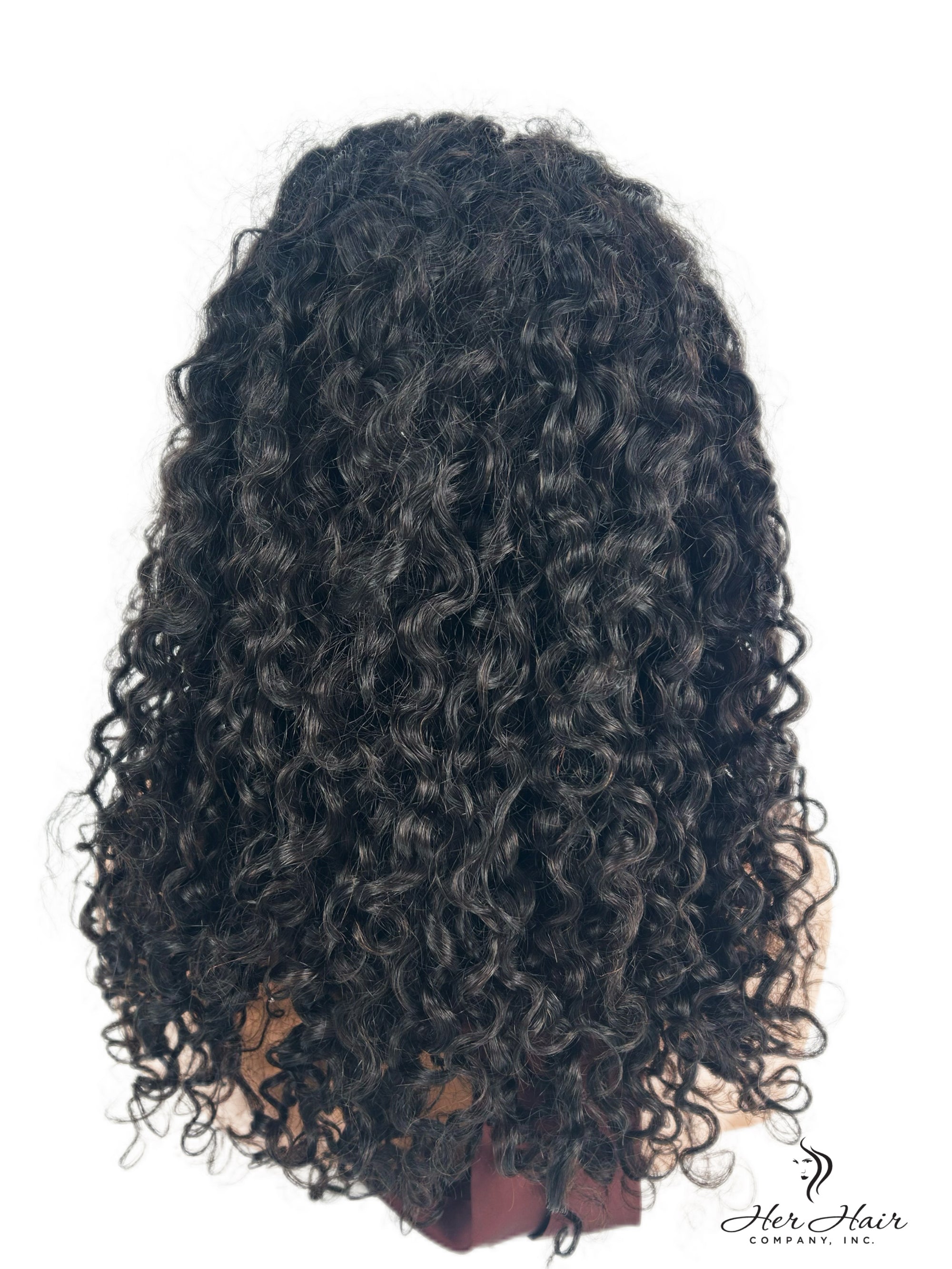 Brazilian Water Wave hair bundle by Her Hair Company, showcasing lush, wavy natural hair texture in a standard bundle.