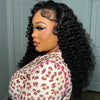 Brazilian Water Wave hair bundle from Her Hair Company showing lush, wavy natural hair with a standard bundle style.